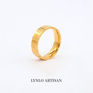 Thirteen Treasures of Good Fortune Ring 999 gold+999 silver