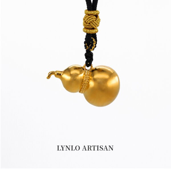 Good luck ancient method frosted gourd.999 gold+999 silver