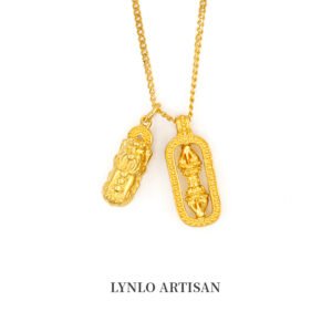 Wealth making Pixiu King Kong Chain 999 gold+999 silver