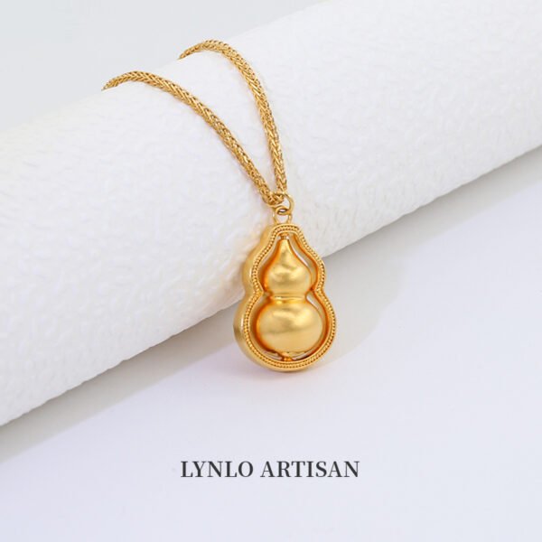 Rotating Baolun vegetarian gourd 999 gold+999 silver