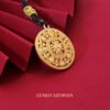 The Yellow God of Wealth and Eight Treasures Compass 999 gold+999 silver