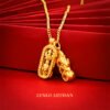 Wealth making Pixiu King Kong Chain 999 gold+999 silver