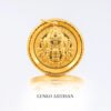 Starry Sky, Auspicious Words, Yellow God of Wealth 999 gold+999 silver