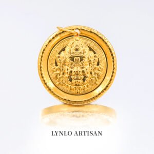 Starry Sky, Auspicious Words, Yellow God of Wealth 999 gold+999 silver