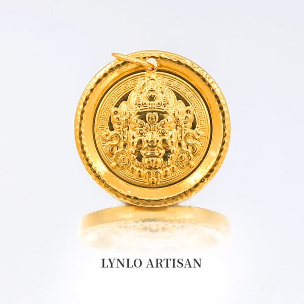 Starry Sky, Auspicious Words, Yellow God of Wealth 999 gold+999 silver