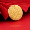 Starry Sky, Auspicious Words, Yellow God of Wealth 999 gold+999 silver